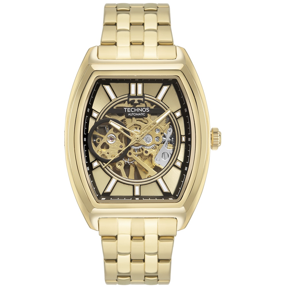 Relogio Technos Masculino Automatico Dourado - G3265AC/1D em Oferta na Shopee