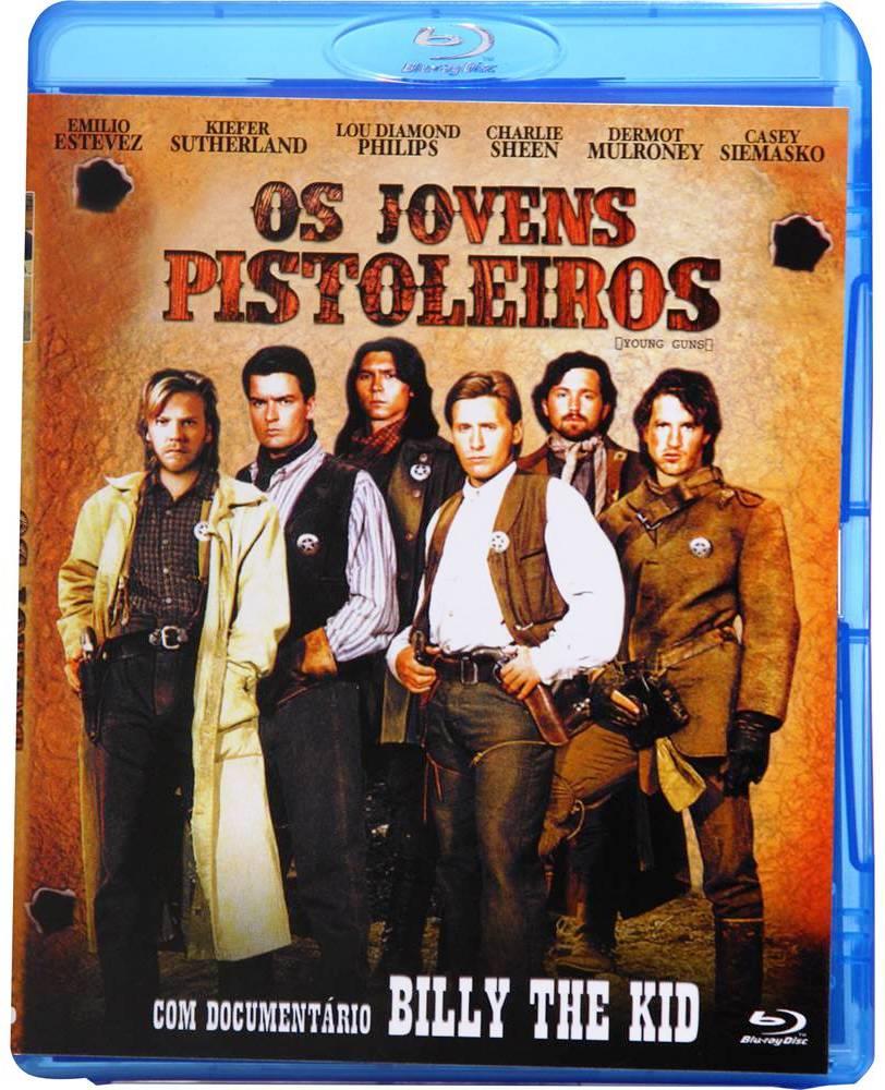 Blu-Ray Os Jovens Pistoleiros (Young Guns) Faroeste Original