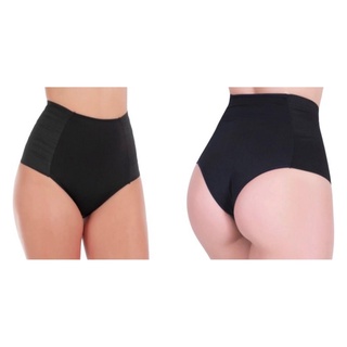 Calça Cós Alto Cinta Modeladora Reduz Medidas Alta Compressão Lateral