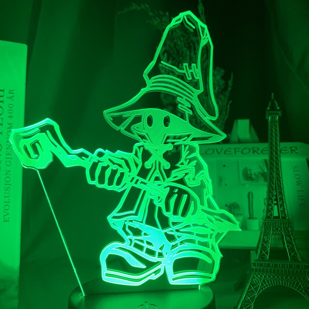 Final Fantasy Vivi Ornitier Figure Lâmpada Led Noturna