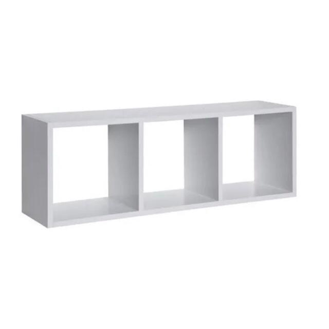 2 Nicho Triplo 50x20x8 Retangular Parede Prateleira Mdf Branco Instalação Invisível em Oferta na Shopee