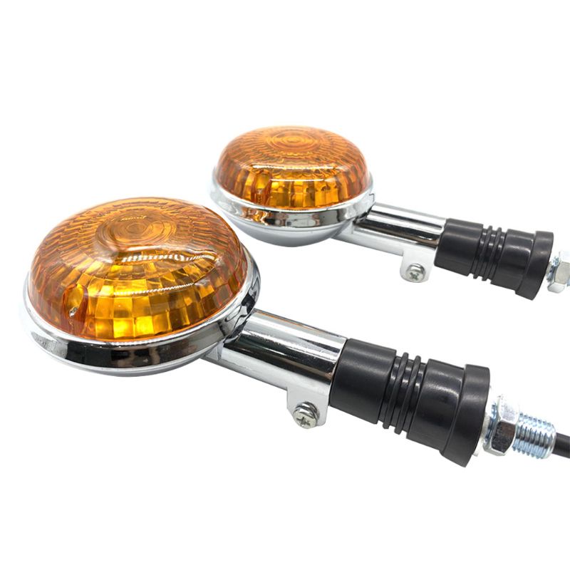 Ace LED Indicador De Sinal De Mudança De Direção Para Motocicleta Lâmpada Âmbar Mini Pisca Virago