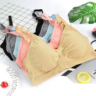 Kit 2 Sutiã Top Amamentação Reforçado 3 Fechos Bojo Removível