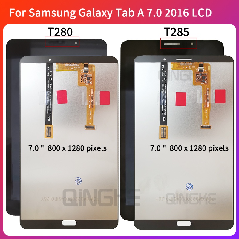 Para Samsung Galaxy Tab A 7.0 2016 Tela LCD Touch Screen Digitalizador Peças Tablet PC