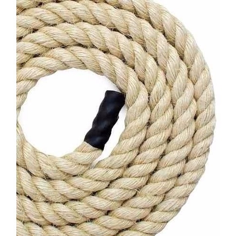 Corda Naval Sisal 6 metros 38mm Escalada Cross Training Funcional