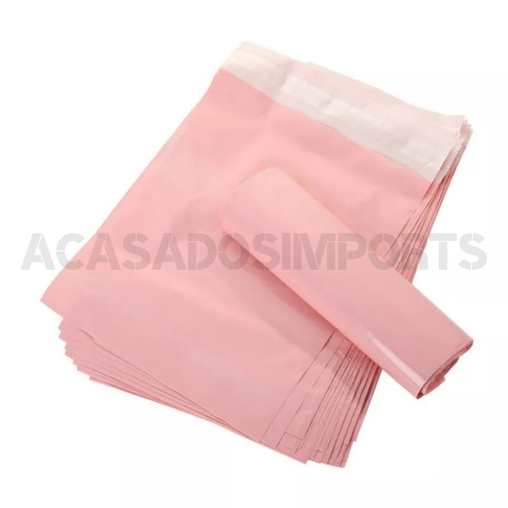 Envelope plastico de segurança 26x36 25 unidades rosa claro bebe sedex ...