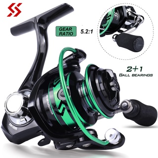 Molinete de pesca Sougayilang 4 Colors 5.2: 1 2 + 1bb Max Grag 8kg
