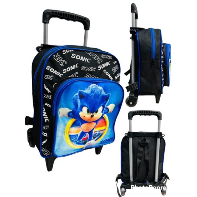 carrinho do sonic mochila sonic escolar