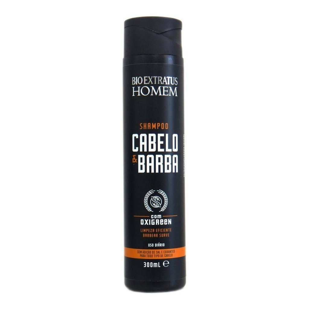 Shampoo Homem Cabelo & Barba Bio Extratus 300ml