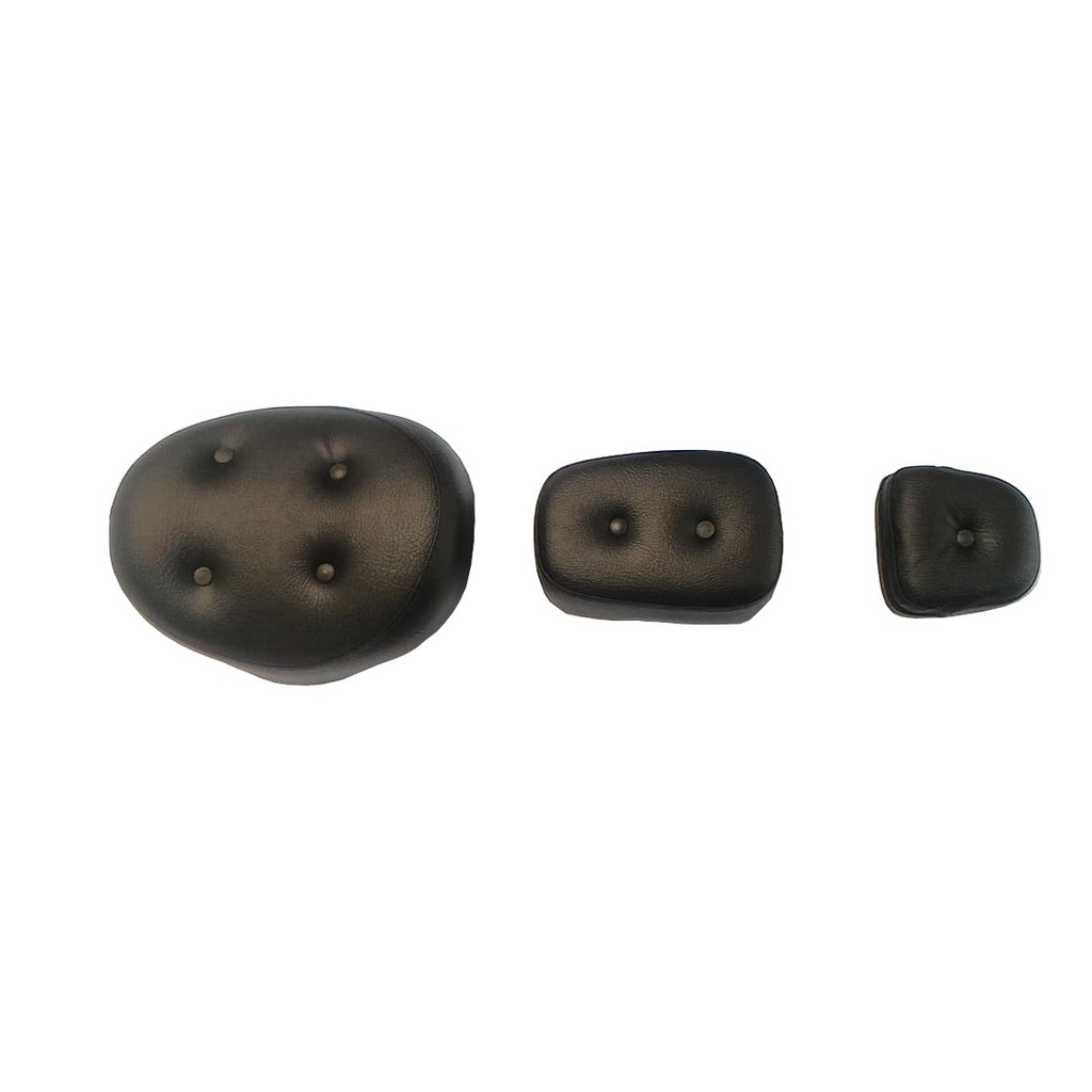 Kit 3 Peças Capa Banco Modelo Original Sundown Vblade 250 / V Blade - Preto / Marrom