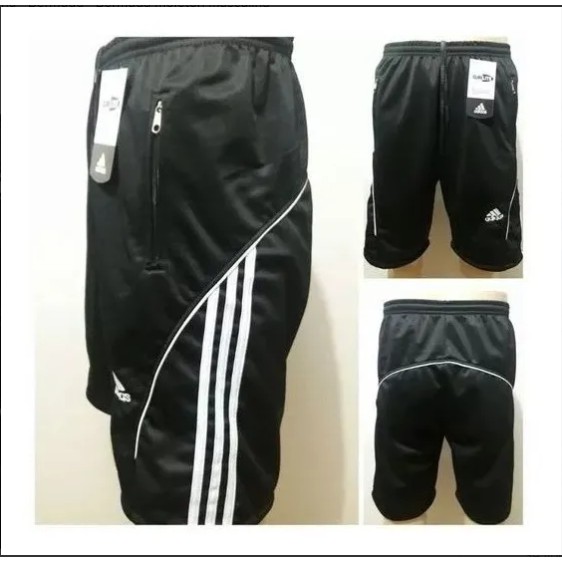 bermuda shorts adidas masculina com bolso de ziper