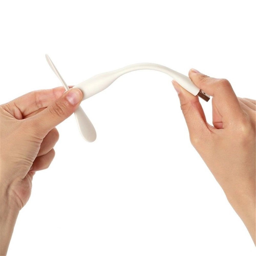 Mini Ventilador Portátil Cabo Flexível Plug USB