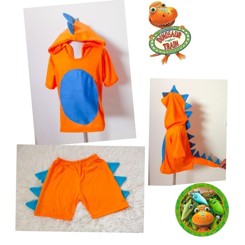 FANTASIA DINOTREM (CONJUNTO DE CAMISETA E BERMUDA)