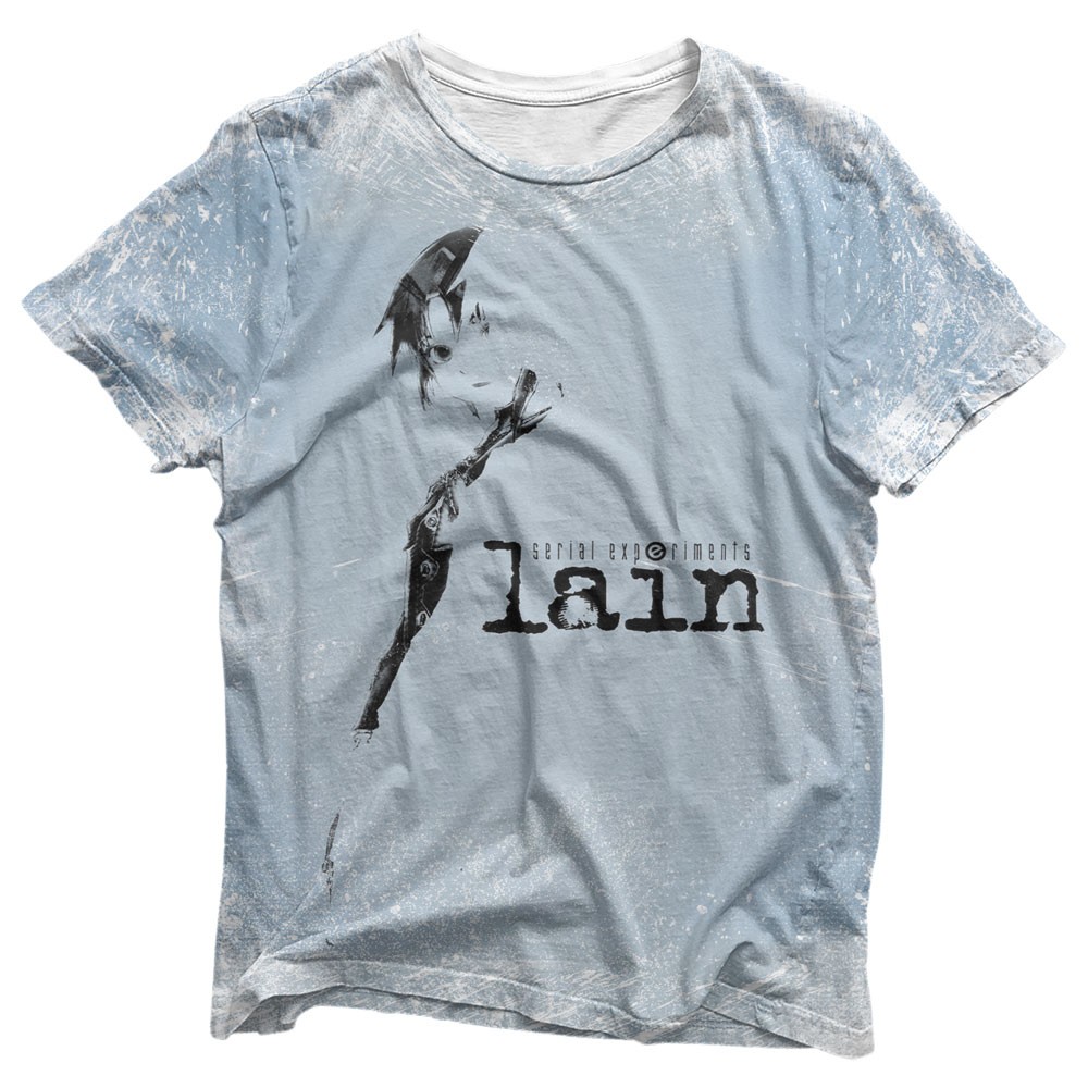 Camisa Serial Experiments Lain Capa do Anime - Camisas Serial Experiments Lain Estampa Total