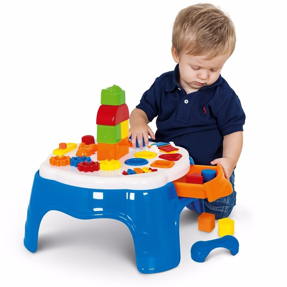 Mesa Educativa Com Atividades Infantil Play Time  1950 - Cotiplas