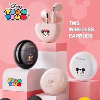 Fone De Ouvido Disney Mickey TWS bluetooth Com Microfone HD Para Chamadas Música De Latência