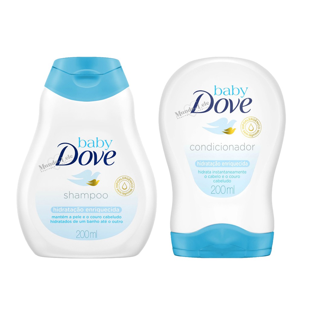 Kit Shampoo + Condicionador Dove Baby Hidratação Enriquecida - Mom & Baby