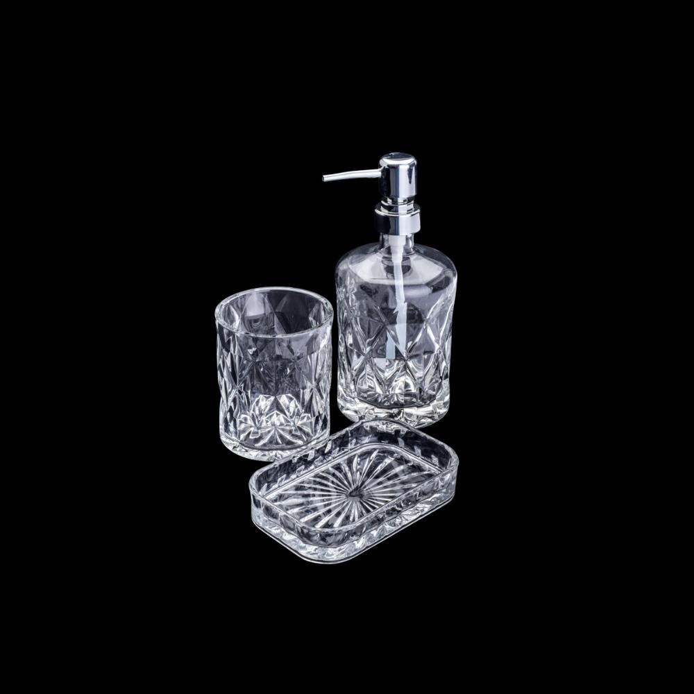 cut glass bathroom accessories