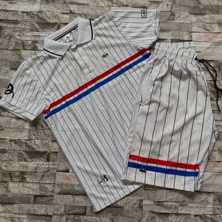 Conjunto Masculino Modelo Andy Roddick BRANCO - PÓLO BERMUDA