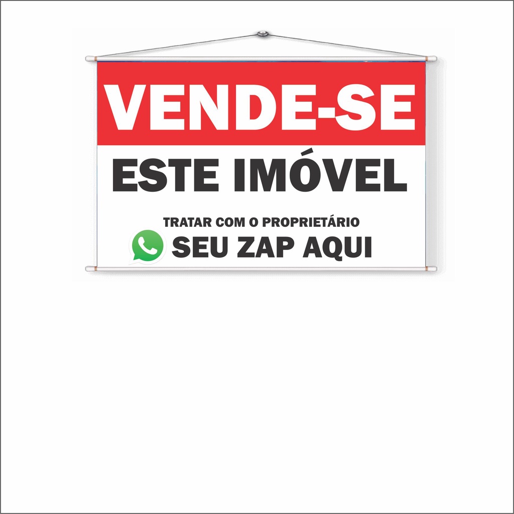 Banner Vende-Se Este Imóvel Venda De Casa