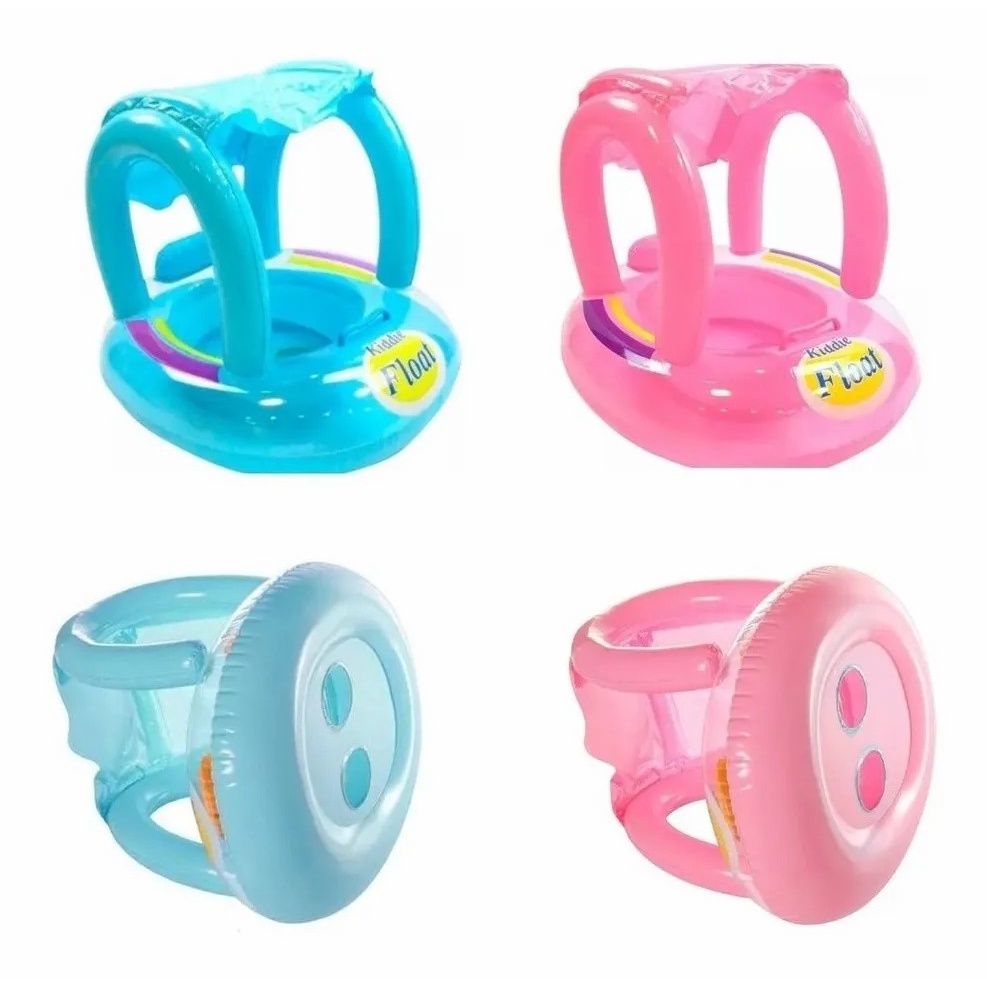 Infantil boia Bote para bebê Inflável baby bote com cobertura cobertura