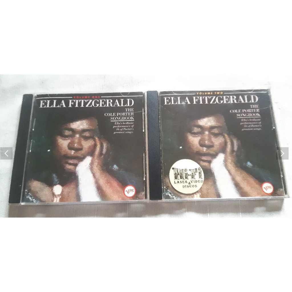 2 Cd's Ella Fitzgerald - Cole Porter Songbook Vols. 1 e 2 - Ótimos Estados