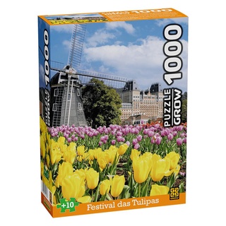 Puzzle 1000 peças Festival das Tulipas
