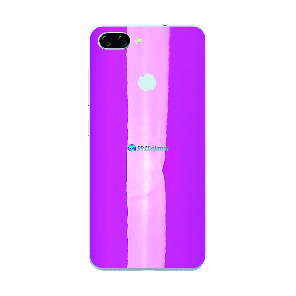 ASUS ZenFone Max Plus (M1) Adesivo Skin Cor Rosa