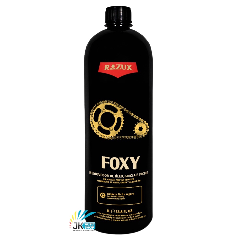 Foxy Removedor de Óleo, Graxa e Piche 1L Lançamento Razux