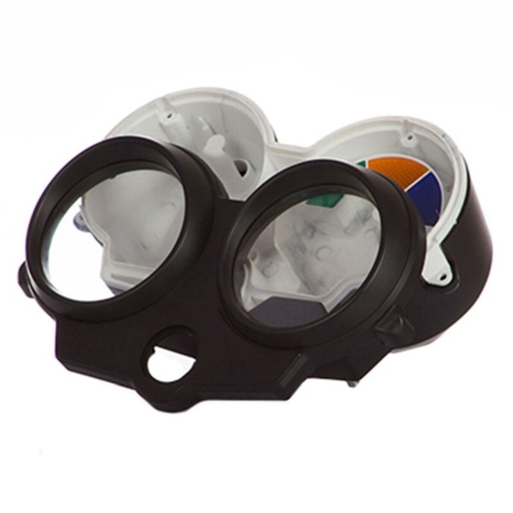 Carcaça Painel Moto Completa Titan 125 2000 A 2004 fan 125 2005 A 2008 Pro Tork Preto