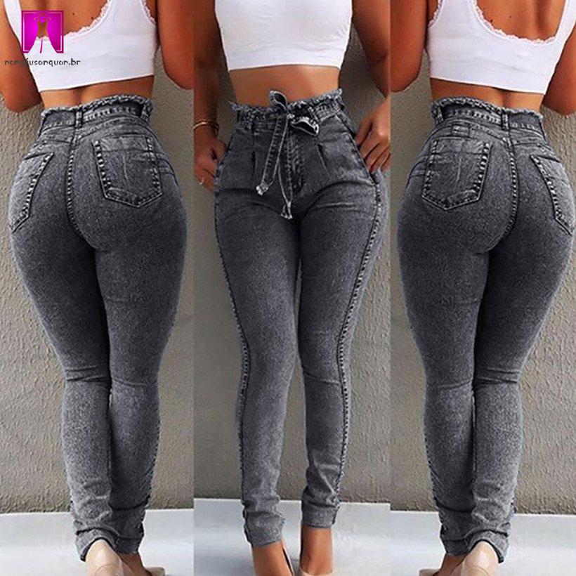 calça jeans justa feminina