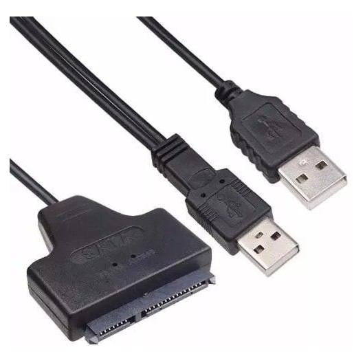 Adaptador Usb 2.0 Para Hd De Notebook Sata E Ssd Até 2 Tera