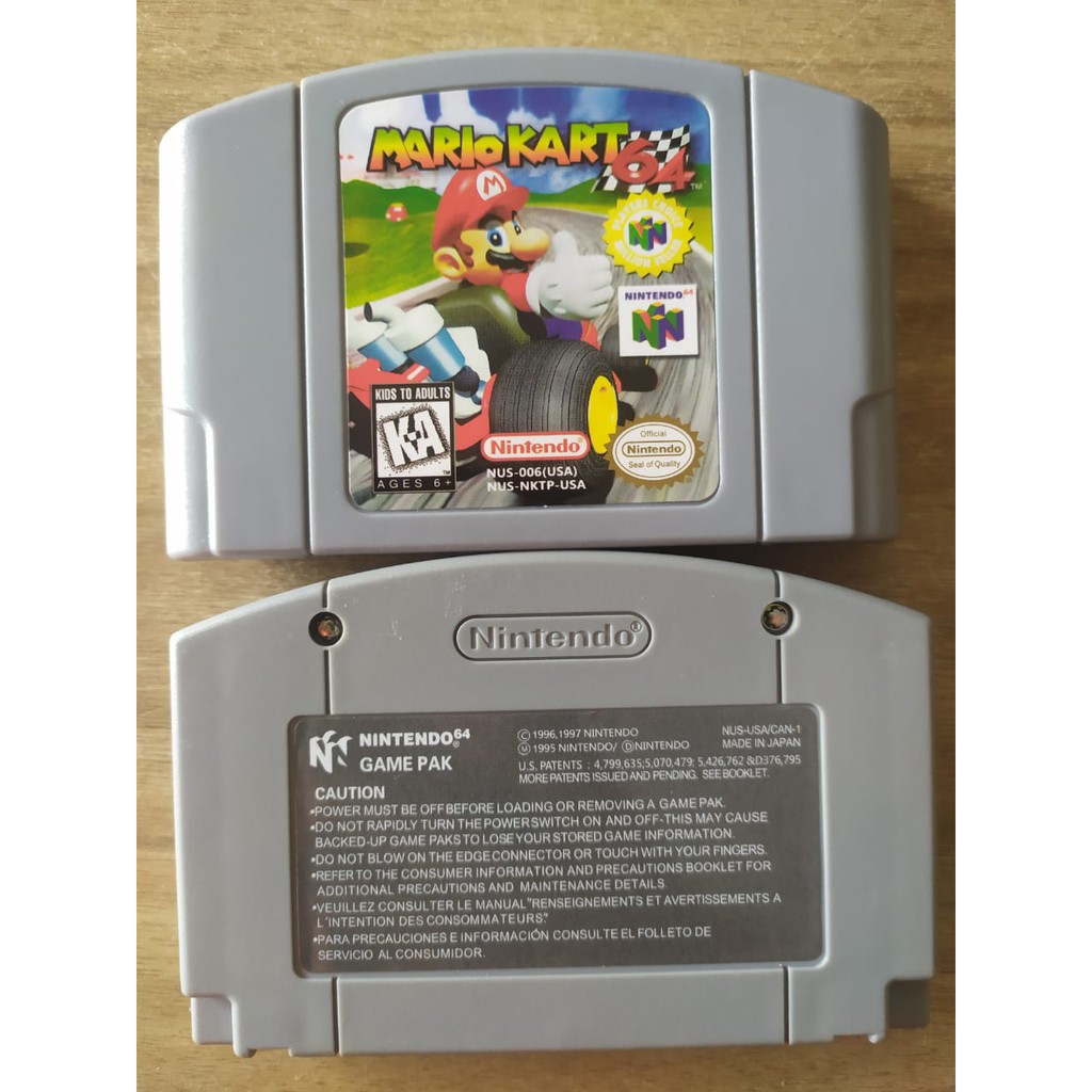 Mario Kart 64 | Nintendo 64 - Cartucho novo | Shopee Brasil