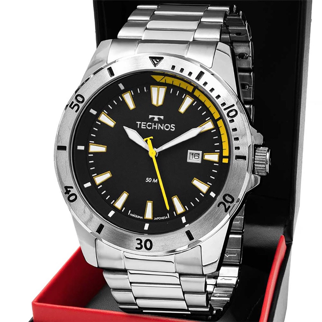 Relógio Technos Masculino Militar 2115NAQ/1P em Oferta na Shopee
