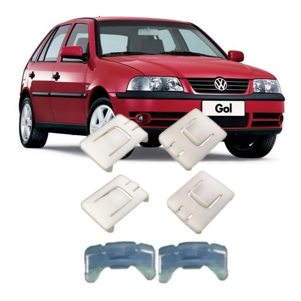 Bucha Do Banco Gol Parati Saveiro G2 G3 G4 Trilho Banco kit passageiro e motorista