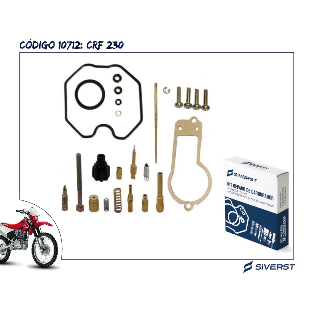Reparo Do Carburador Crf 230 Siverst