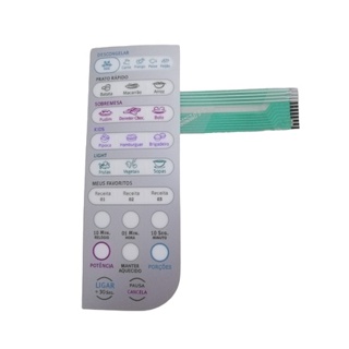 Membrana Teclado Microondas Electrolux MEF33 em Oferta na Shopee