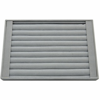 Bandeja Media Rolinho Roelte Para Anel Aliança joias 30 x 20 x 3 Cm - Veludo em Oferta na Shopee