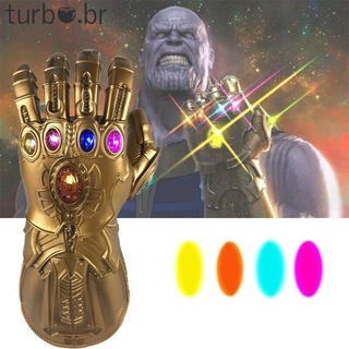 Led Luz Thanos Infinito Manopla Cosplay Luvas Led Modelo De Osso De Um O De Pvc 【turbo】