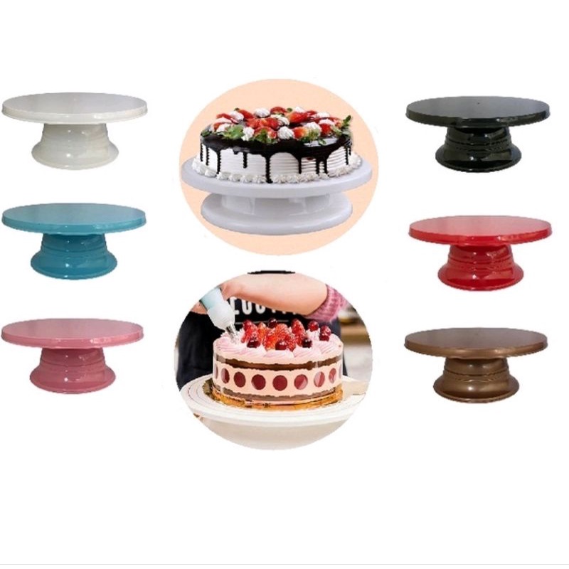 Boleira Bailarina P/ Confeitar Bolos -- Boleira Giratória 26cm - Suporte Para Bolo - Festa, Mesa, Decoração