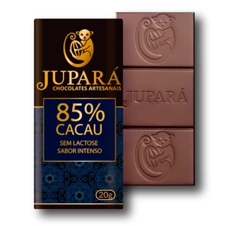 Barra de Chocolate Artesanal Jupará 85% Cacau - Sem Lactose e Glúten