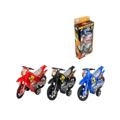 Kit Moto Infantil Friccao 3 Pecas Etitoys Colorido - Bq-151