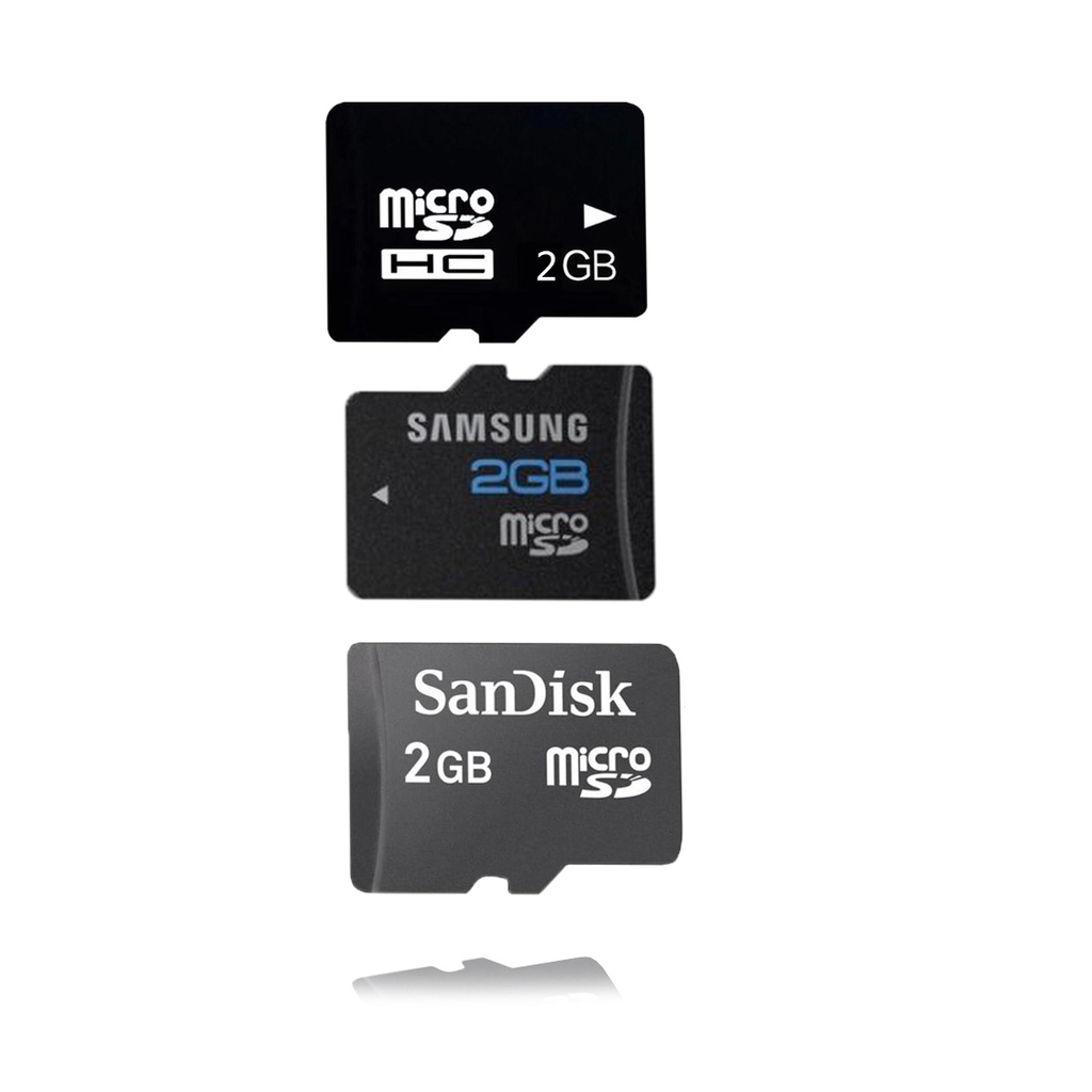 Cartão De Memória 2 Gb Micro Sd marcas variadas Kit c/5 unidades