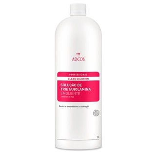 Adcos Pro. Clean Solution Solução de Trietanolamina Emoliente 1000ml em Oferta na Shopee