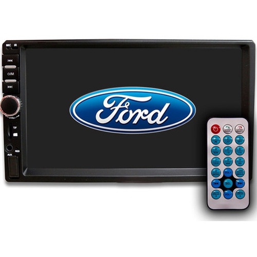 Logo Ford Dvd 2 Din Multimidia Bt + Usb Tela 7' Espelhamento em Oferta na Shopee