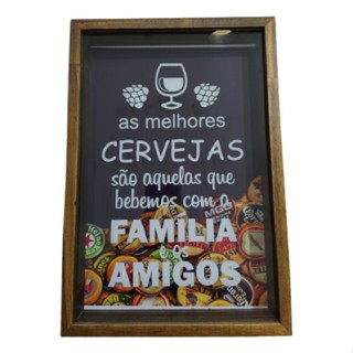 Quadro Porta Tampinhas Decorativo Cerveja em Oferta na Shopee