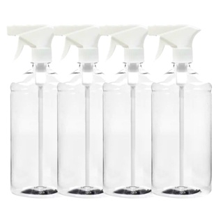 5 Frascos Pet Borrifador Spray 1000ml Cilíndrico Gatilho Pulverizador em Oferta na Shopee