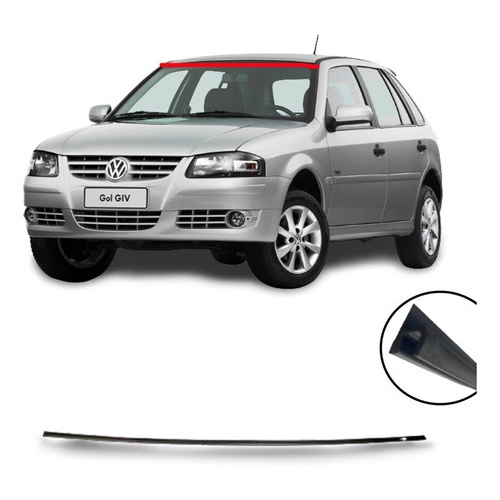 Friso Borracha Superior Parabrisa Gol Parati Saveiro G3 G4 em Oferta na Shopee