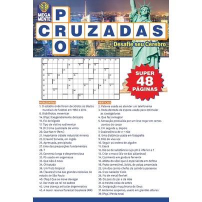 Megamente Pró-Cruzadas - Desafie seu Cérebro em Oferta na Shopee