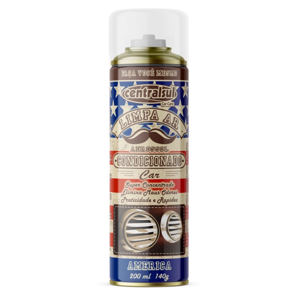 Limpa ar condicionado américa central sul 200ml - Spare Parts and Accessories for Vehicles